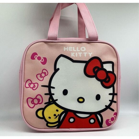 Pink/Beige Hello Kitty Lunch Box - Picture 1 of 4